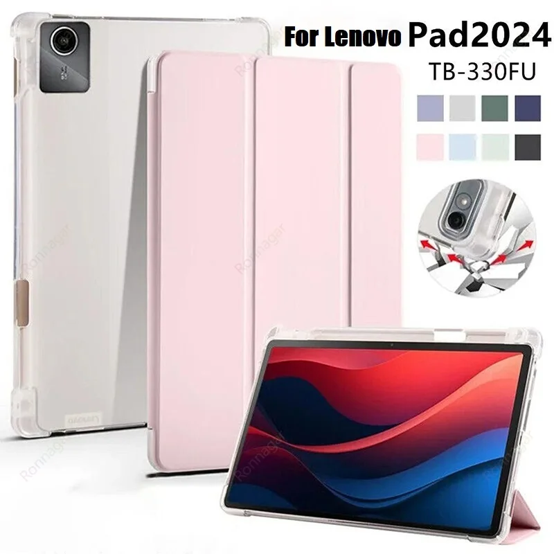 With Pencil Holder Case for Lenovo Tab M11 11" 2024 TB330FU 2025 TB335FC Slim Folding Soft Protective Case Translucent Back Case
With Pencil Holder Case for Lenovo Tab M11 11" 2024 TB330FU 2025 TB335FC Slim Folding Soft Protective Case Translucent Back Case