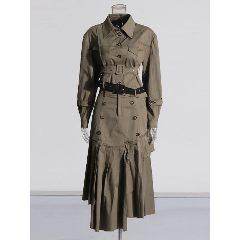 Уличная одежда, комплекты из двух предметов для женщин, куртка с длинным рукавом и лацканами, плиссированные юбки с высокой талией, утягивающий костюм, женский новый
Уличная одежда, комплекты из двух предметов для женщин, куртка с длинным рукавом и лацканами, плиссированные юбки с высокой талией, утягивающий костюм, женский новый