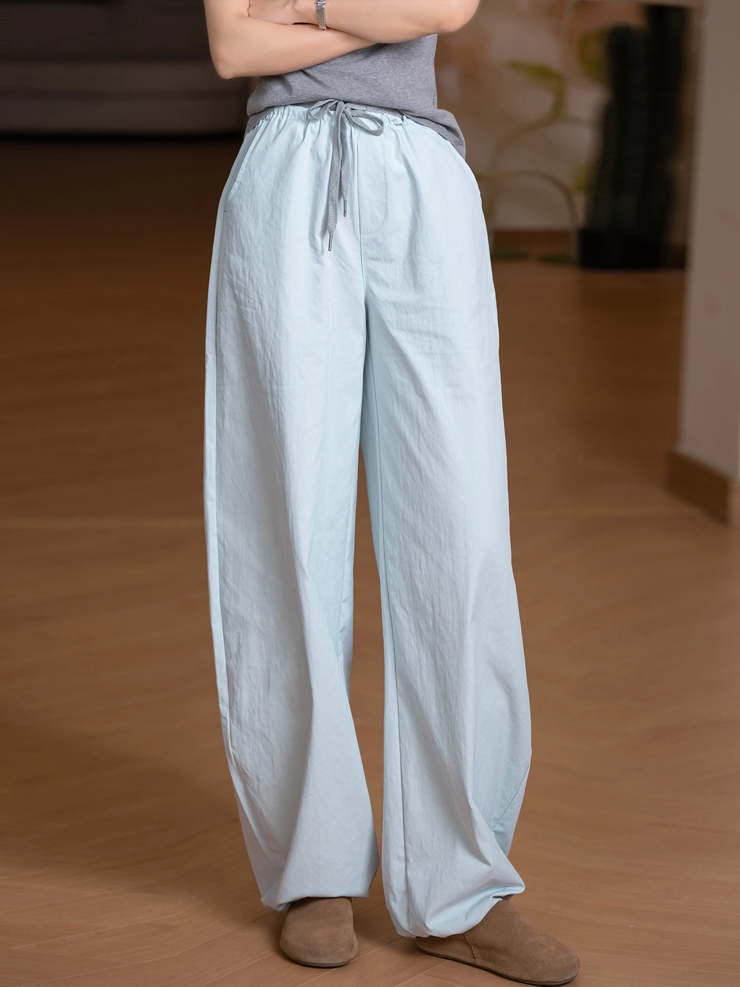 Slimming Knife Casual Pants Two-Way Wear Waist Wide Leg Loose Fit Polyester Fiber Elastic Opening Color Block Ladies
Slimming Knife Casual Pants Two-Way Wear Waist Wide Leg Loose Fit Polyester Fiber Elastic Opening Color Block Ladies