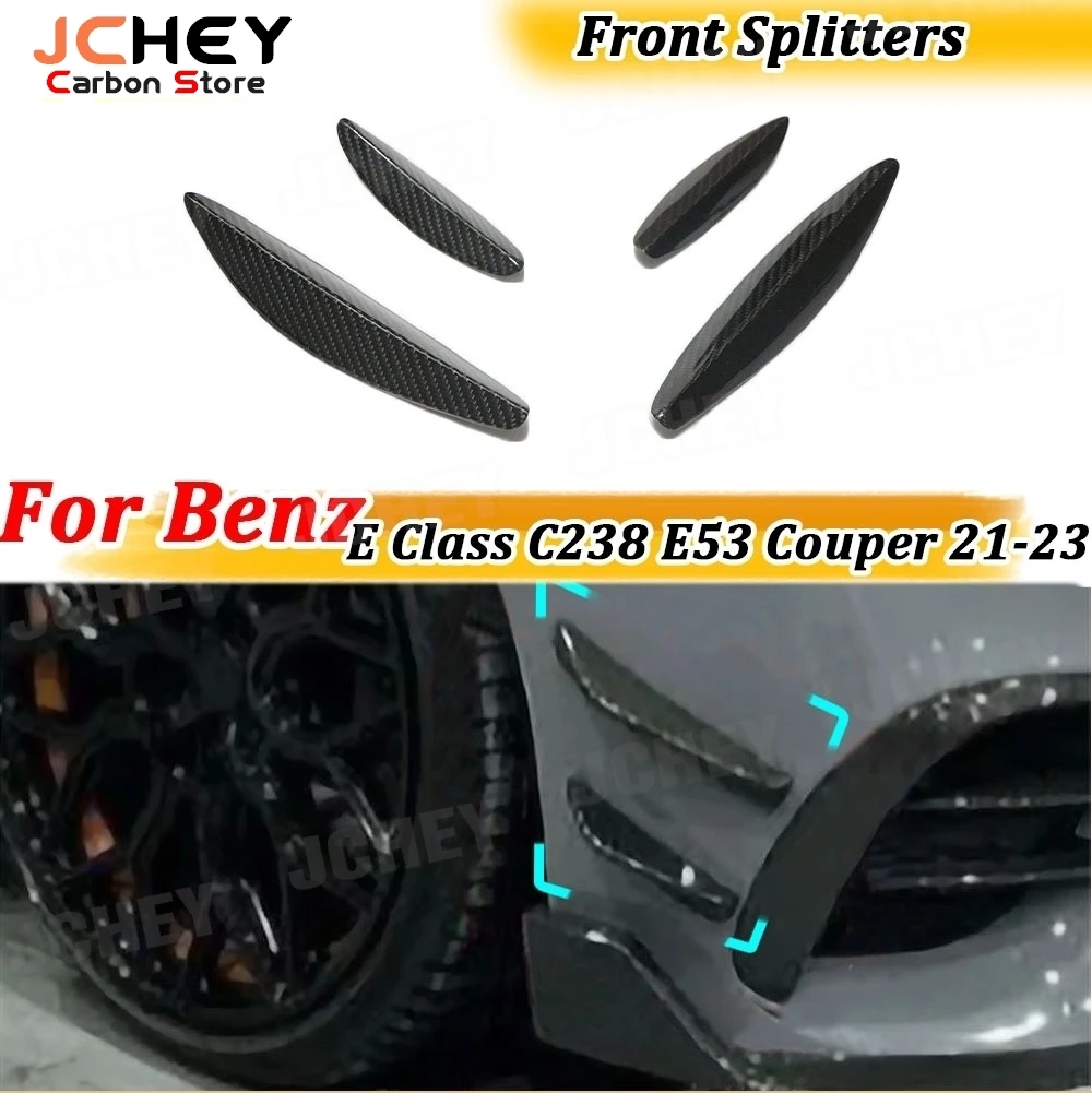 JCHEY Dry Carbon Fiber Car Front Bumper Side Spoiler Splitter Air Blade for Benz E Class C238 E53 Coupe 2021-2023 Bodykits
JCHEY Dry Carbon Fiber Car Front Bumper Side Spoiler Splitter Air Blade for Benz E Class C238 E53 Coupe 2021-2023 Bodykits
