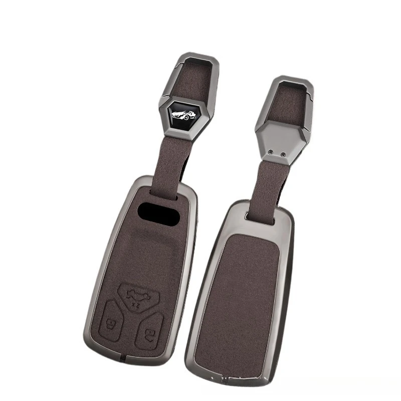 Zinc Alloy Key Fob Cover for 2020 Audi Q5L/A4L/Q7/A5/2019 A6L/A3L/Q8, Heavy Duty Metal Protective KeyCase Shell with Keychain
Zinc Alloy Key Fob Cover for 2020 Audi Q5L/A4L/Q7/A5/2019 A6L/A3L/Q8, Heavy Duty Metal Protective KeyCase Shell with Keychain