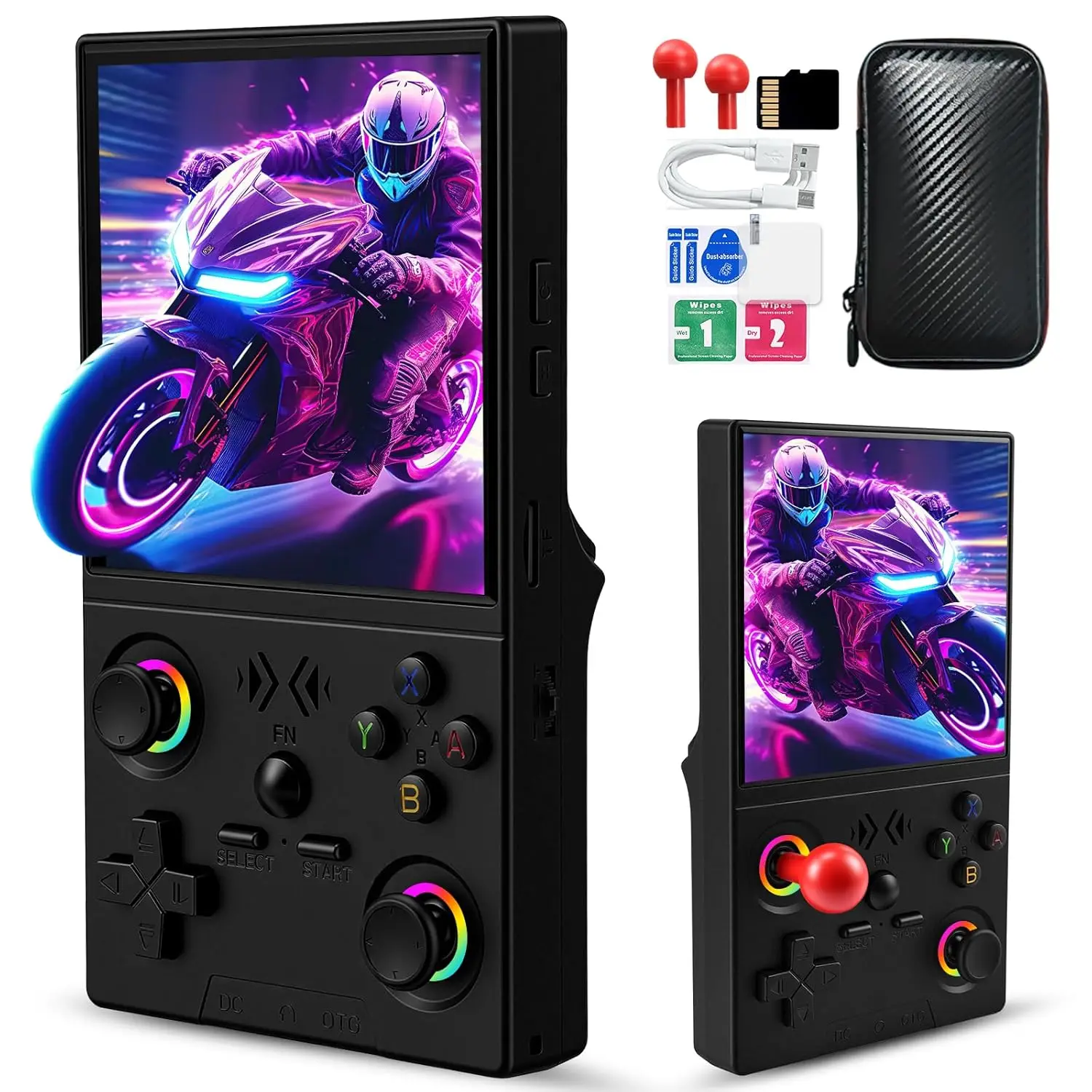 Портативная игровая консоль FLLBW XF40V в ретро-стиле с 4,0-дюймовым HD IPS-экраном и 2 съемными длинными джойстиками, ретро-игровая консоль 128 ГБ/64 ГБ
Портативная игровая консоль FLLBW XF40V в ретро-стиле с 4,0-дюймовым HD IPS-экраном и 2 съемными длинными джойстиками, ретро-игровая консоль 128 ГБ/64 ГБ