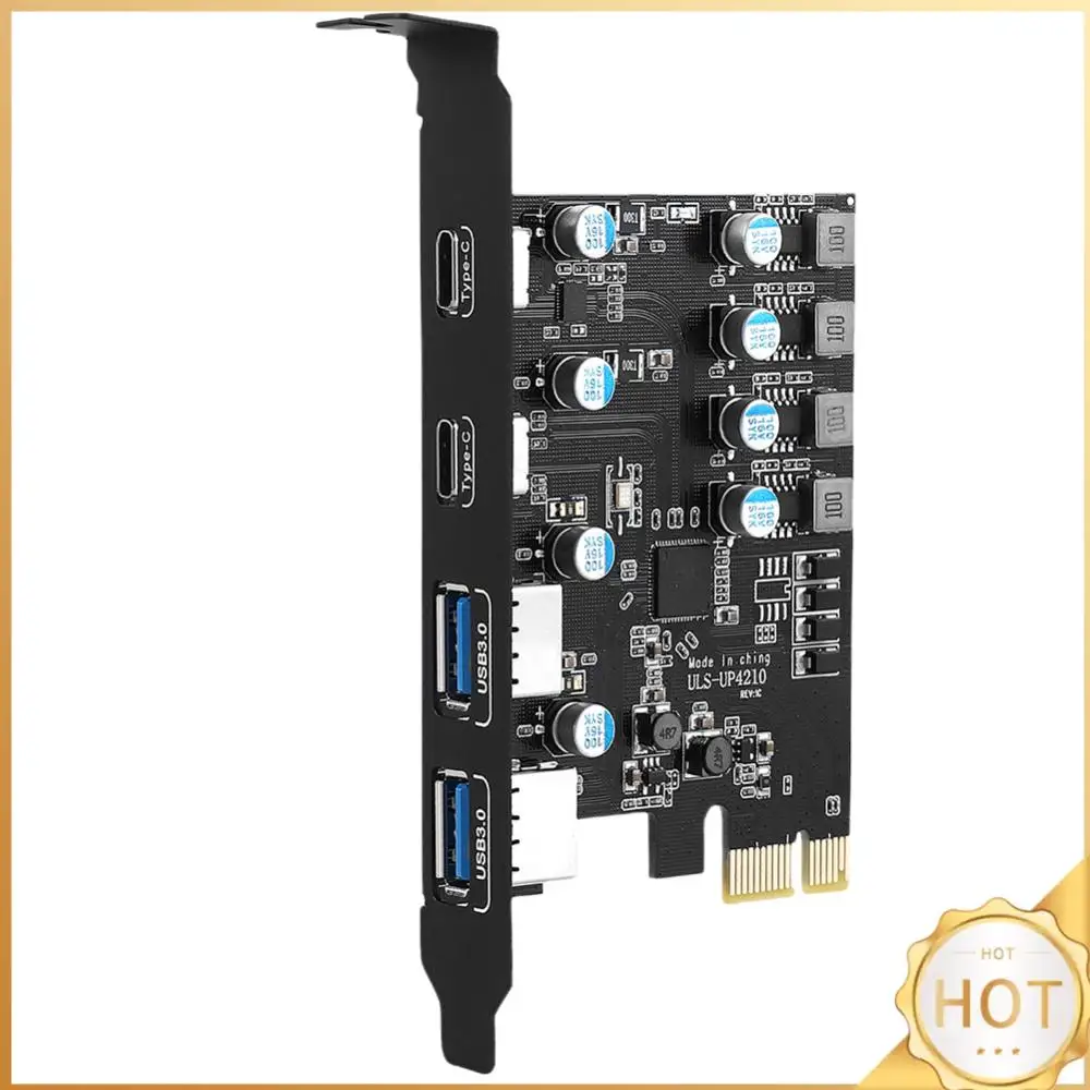 PCIE Expansion Card 2*USB A Port+2*USB C Port/USB3.2 GEN1 USB3.0 PCI Extension Card for Windows7/8/10/11/MacOS/Linux
PCIE Expansion Card 2*USB A Port+2*USB C Port/USB3.2 GEN1 USB3.0 PCI Extension Card for Windows7/8/10/11/MacOS/Linux