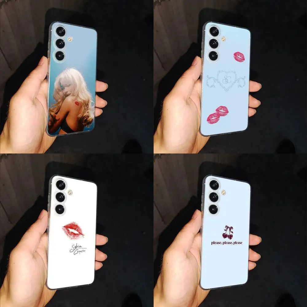 Singer S-Sabrina C-Carpenter Phone Case For Samsung S24,30,21,22,23,20 FE,lite,PIus,Ultra,5G,Note,9,10 Transparent Cover
Singer S-Sabrina C-Carpenter Phone Case For Samsung S24,30,21,22,23,20 FE,lite,PIus,Ultra,5G,Note,9,10 Transparent Cover
