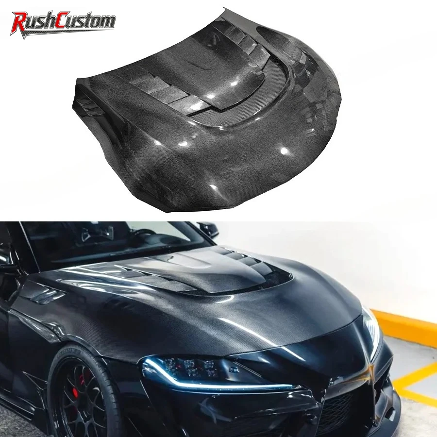 For Supra A90 A91 2019+ Carbon fiber hood engine cover carbon fiber engine cover The hood of an automobil Body Kit
For Supra A90 A91 2019+ Carbon fiber hood engine cover carbon fiber engine cover The hood of an automobil Body Kit