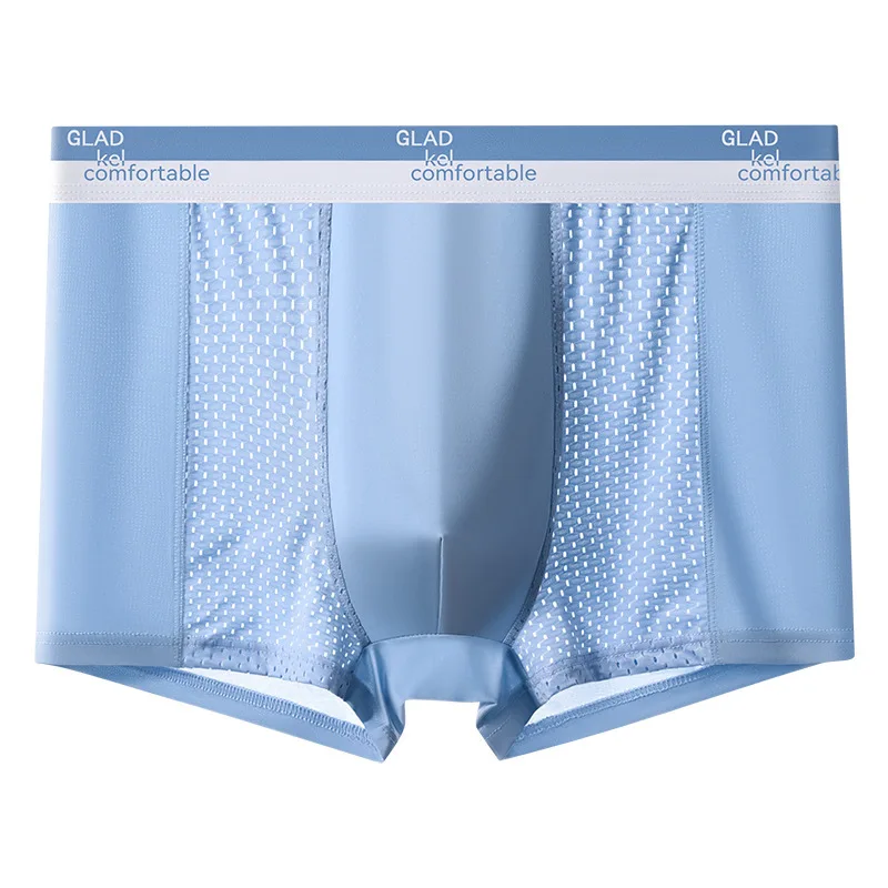 1Pcs Men's Underwear Ice Silk Plus Size 3A Antibacterial Breathable Mesh Boxers Shorts Men's Panties Male Underpants L-4XL
1Pcs Men's Underwear Ice Silk Plus Size 3A Antibacterial Breathable Mesh Boxers Shorts Men's Panties Male Underpants L-4XL