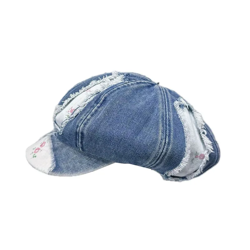 Vintage Washed Denim Beret Cap for Women 2025 Patchwork Cotton Breathable Octagonal Cap Sun Protection Summer Spring Visors Cap
Vintage Washed Denim Beret Cap for Women 2025 Patchwork Cotton Breathable Octagonal Cap Sun Protection Summer Spring Visors Cap