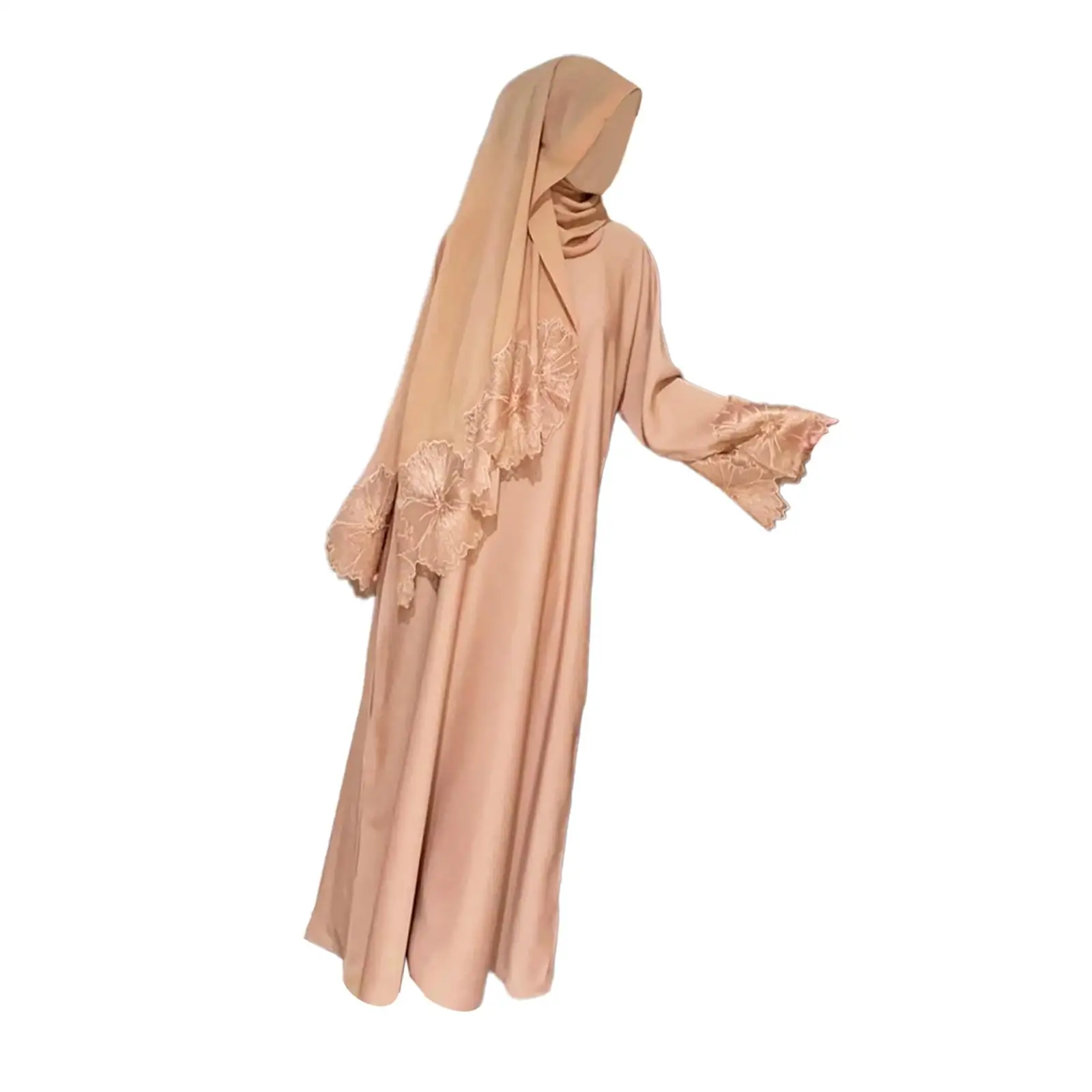 Muslim Robe Full Cover Outfits Elegant Prayer Dress for Outdoor Festival Pray
Muslim Robe Full Cover Outfits Elegant Prayer Dress for Outdoor Festival Pray