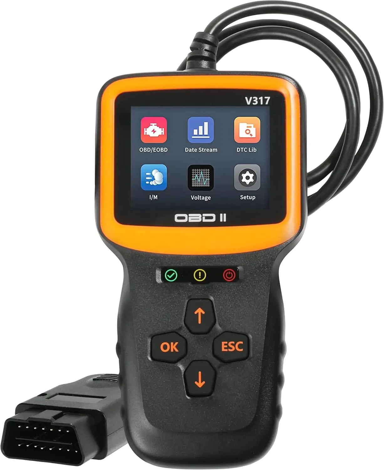Автомобильный сканер OBD2, считыватель кодов неисправностей двигателя, диагностический инструмент OBDII/EOBD для всех автомобилей, выпущенных после 1996 года.
Автомобильный сканер OBD2, считыватель кодов неисправностей двигателя, диагностический инструмент OBDII/EOBD для всех автомобилей, выпущенных после 1996 года.