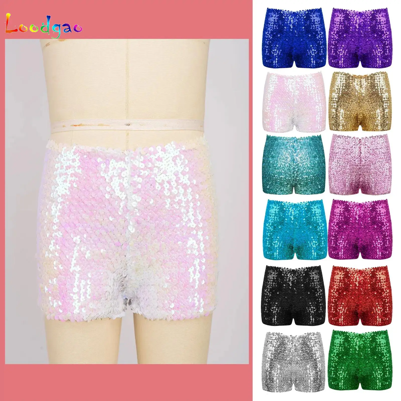 Shiny Sequins Shorts For Little Girls Short Pants Stage Performance Costume Fashion Streetwear Children Jazz Modern Dance Shorts
Shiny Sequins Shorts For Little Girls Short Pants Stage Performance Costume Fashion Streetwear Children Jazz Modern Dance Shorts