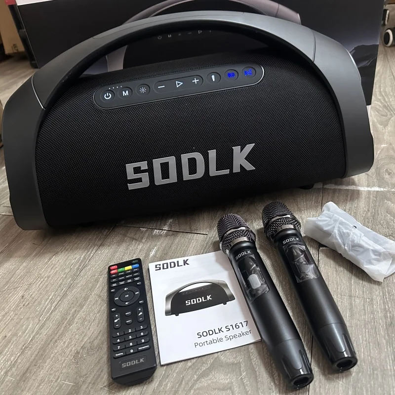 Portable Speaker Deep Bass 360 Stereo Surround Waterproof Wireless Enceinte Blue Tooth Subwoofer With Dual Microphone Boombox3
Portable Speaker Deep Bass 360 Stereo Surround Waterproof Wireless Enceinte Blue Tooth Subwoofer With Dual Microphone Boombox3