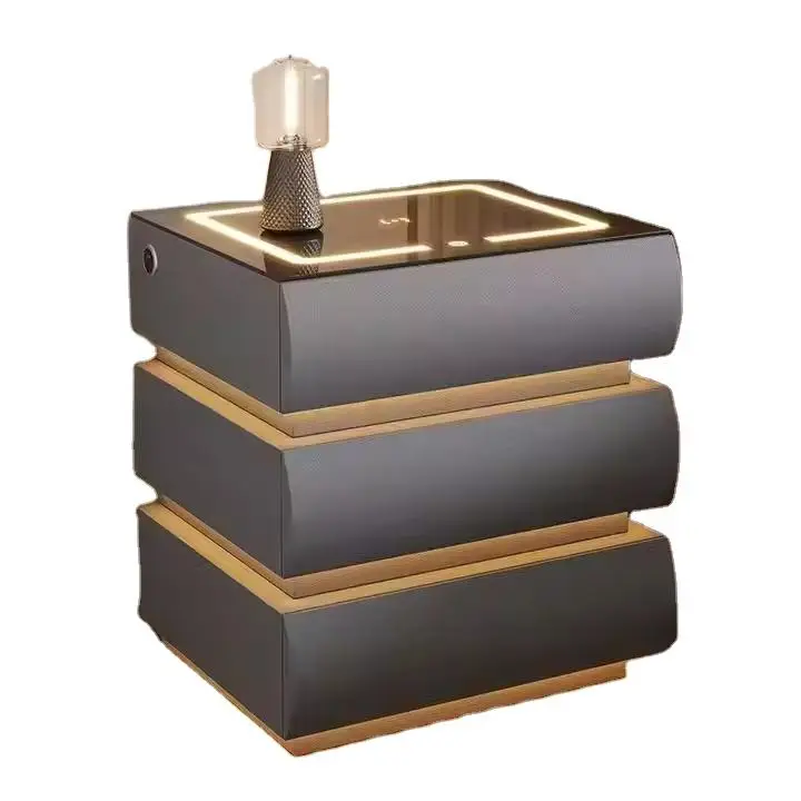 ✗x Modern Luxury Deluxe Smart Bedside Table Hotel Bedrooms Black White LED Lights Fingerprint Lock Speaker Panel Nightstands&
✗x Modern Luxury Deluxe Smart Bedside Table Hotel Bedrooms Black White LED Lights Fingerprint Lock Speaker Panel Nightstands&