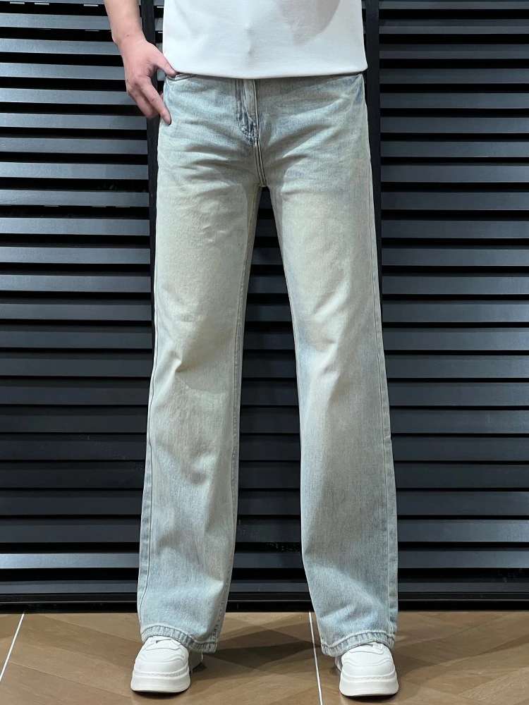 Light Wash Casual Men's Jeans Summer New Style Clean Version Loose Straight Leg Pants Youth High Street Cool Simple Long Trou...
Light Wash Casual Men's Jeans Summer New Style Clean Version Loose Straight Leg Pants Youth High Street Cool Simple Long Trou...