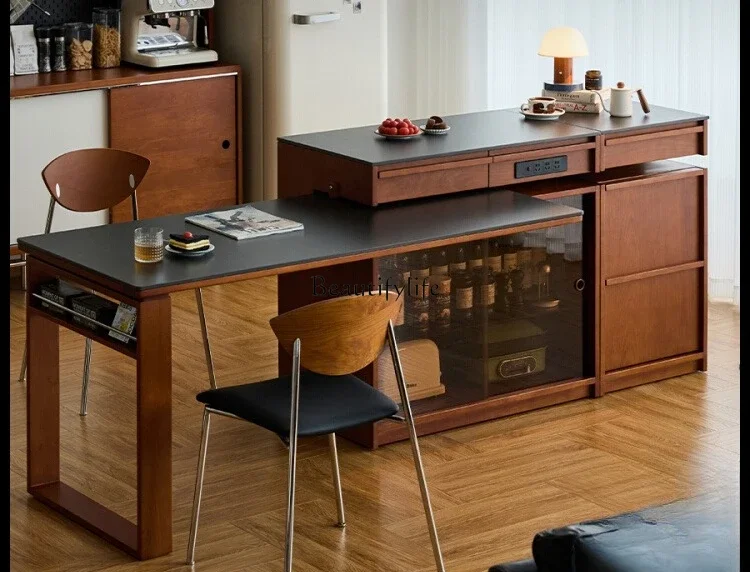 12Slate Solid Wood Island Dining Table for Home Use, Extendable, Rotatable, Detachable Integrated Dining Table
12Slate Solid Wood Island Dining Table for Home Use, Extendable, Rotatable, Detachable Integrated Dining Table