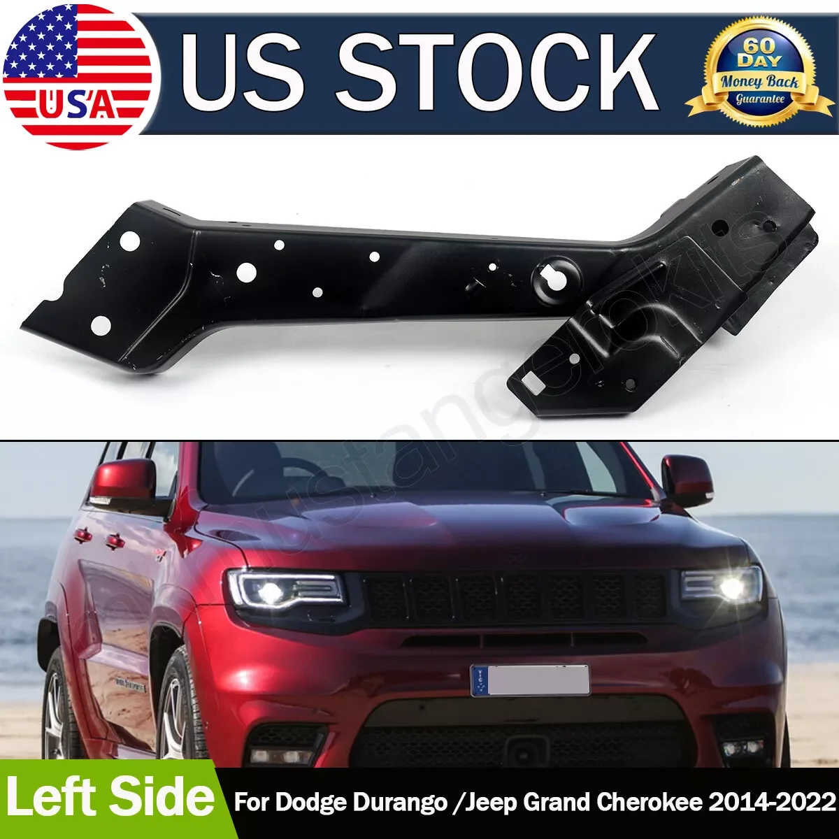 For Jeep Grand Cherokee Water Tank Bracket Durango 2014-2022 Headlight Support Bracket Radiator Brace Left Side Water Block Rack
For Jeep Grand Cherokee Water Tank Bracket Durango 2014-2022 Headlight Support Bracket Radiator Brace Left Side Water Block Rack