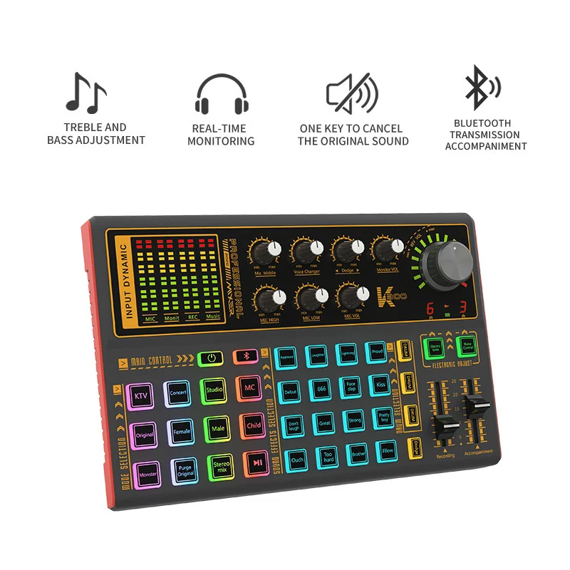 SK300 new computer and mobile phone live broadcast sound card with goods warm-up singing K short video portable device
SK300 new computer and mobile phone live broadcast sound card with goods warm-up singing K short video portable device