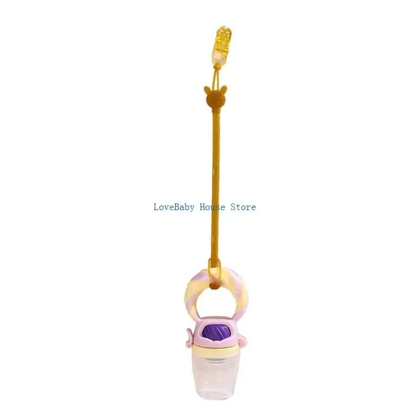 BX0D Safe and Reliable Teething Toy Holder Strap Soft Silicone Pacifier Clip Chain Prevents Loss and Damage of Baby Item
BX0D Safe and Reliable Teething Toy Holder Strap Soft Silicone Pacifier Clip Chain Prevents Loss and Damage of Baby Item