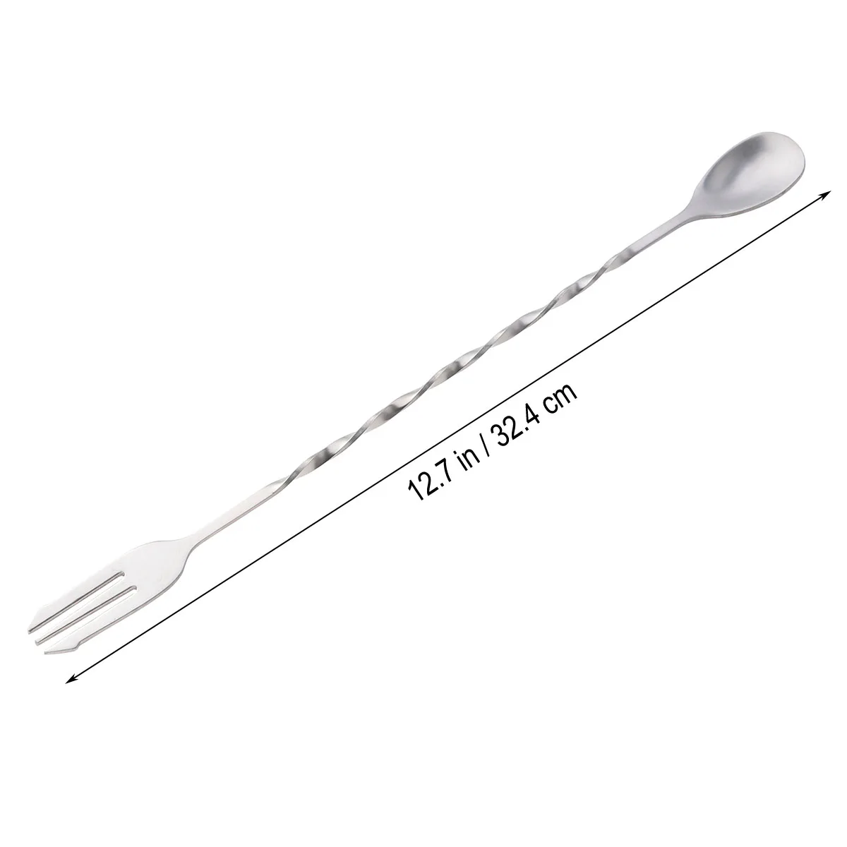 Stainless Cocktail Sticks 304 Steel Mixing Fork Reusable Drink Picks Twisted Tool Long Handle Easy Clean
Stainless Cocktail Sticks 304 Steel Mixing Fork Reusable Drink Picks Twisted Tool Long Handle Easy Clean