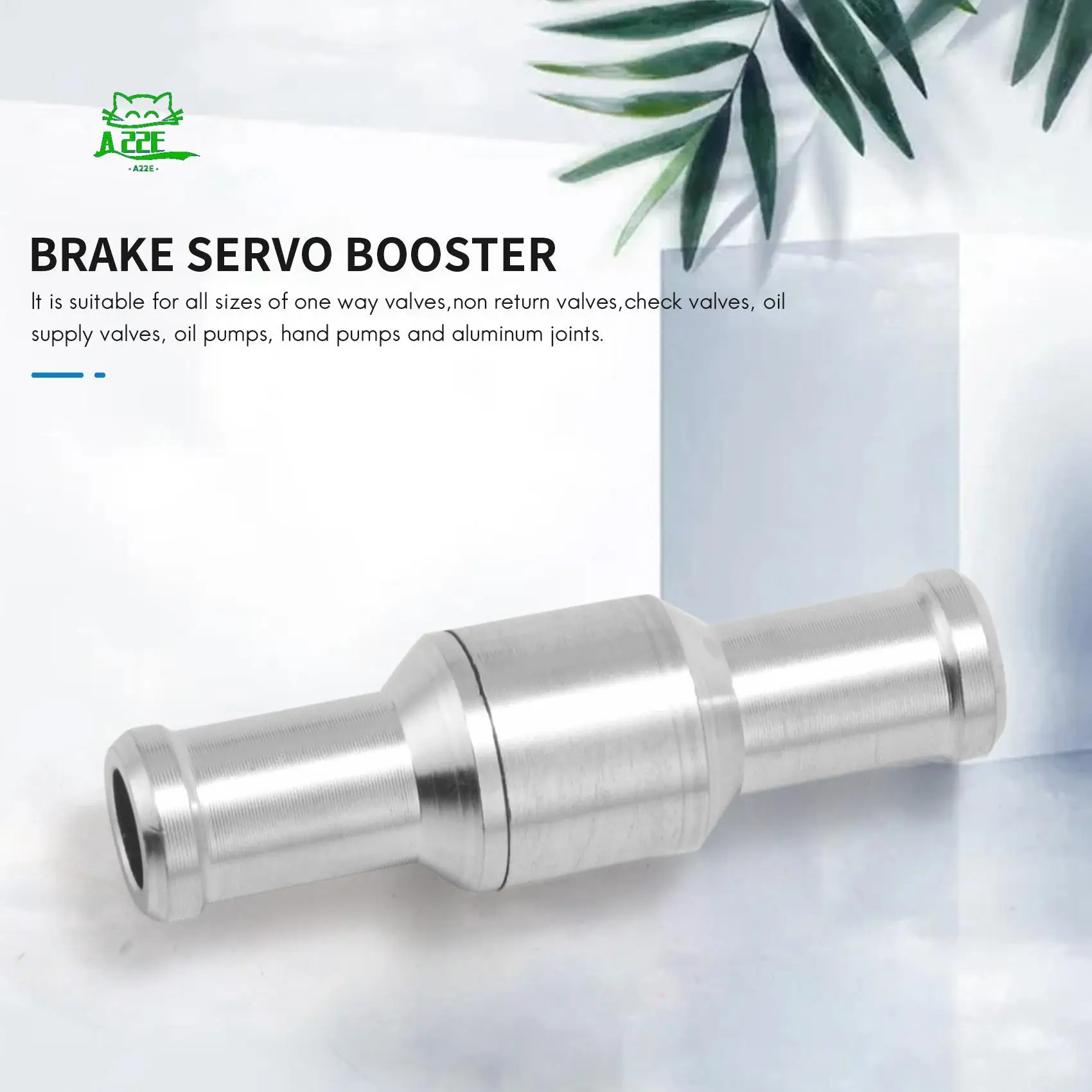 A22E-Check Valve Тормозной сервоусилитель без возврата Линейный односторонний клапан Возвратный клапан Вакуумный шланг Алюминиевый клапан
A22E-Check Valve Тормозной сервоусилитель без возврата Линейный односторонний клапан Возвратный клапан Вакуумный шланг Алюминиевый клапан