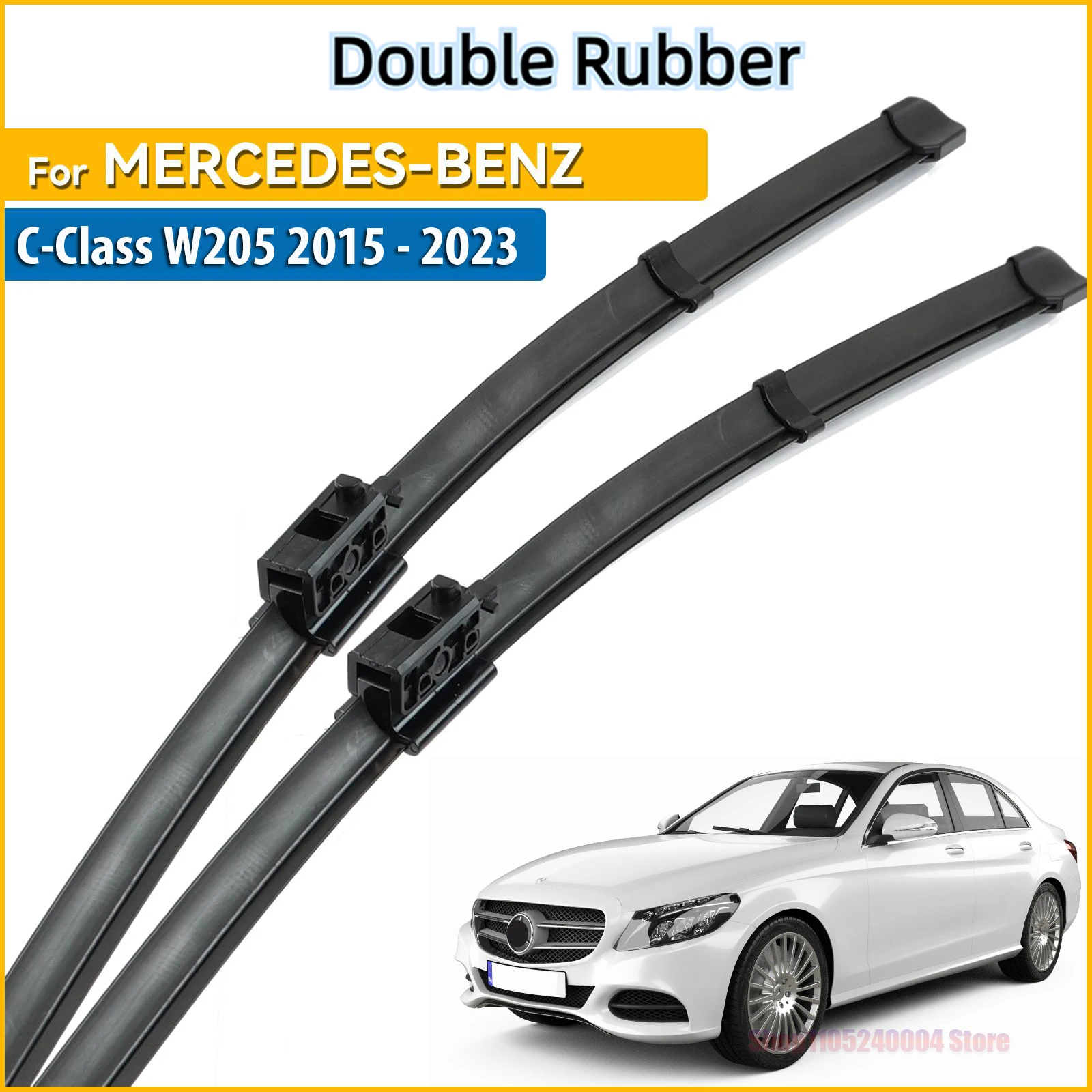 LHD Front Wiper Blades For Mercedes-Benz C-Class W205 2015 - 2023 Windshield Windscreen Window Rain Brush 22"+22"
LHD Front Wiper Blades For Mercedes-Benz C-Class W205 2015 - 2023 Windshield Windscreen Window Rain Brush 22"+22"
