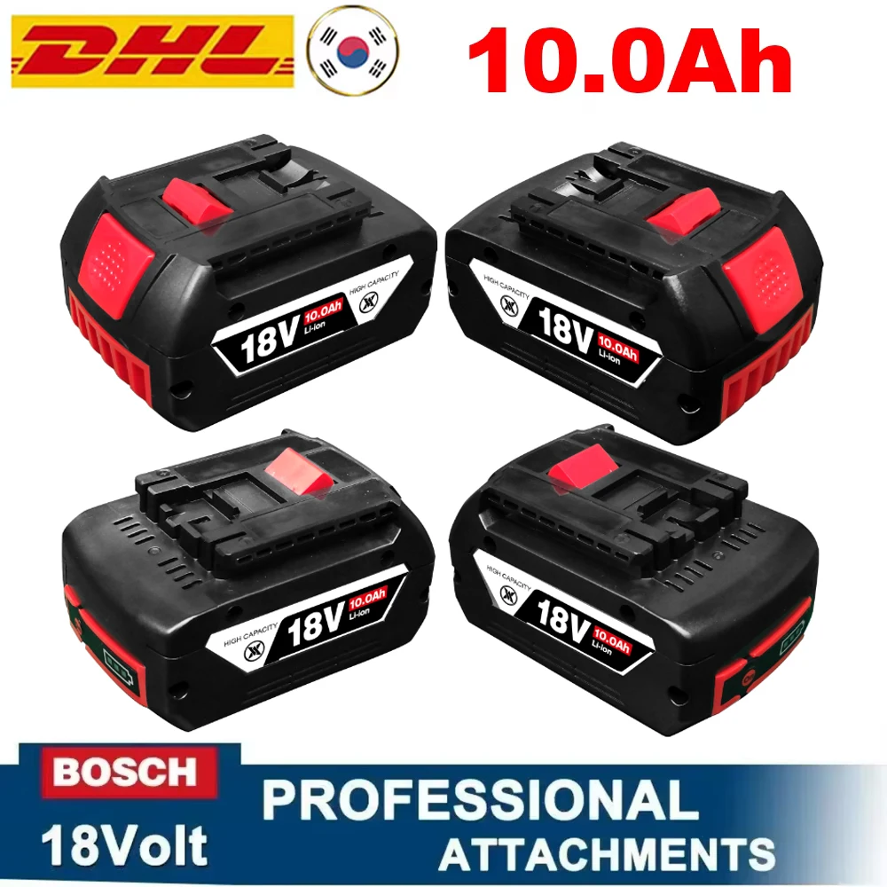 Original For Bosch 18V 10000mAh Professional System Cordless Tool BAT609 BAT618 GBA18V 21700 Battery 18V Replacement Battery
Original For Bosch 18V 10000mAh Professional System Cordless Tool BAT609 BAT618 GBA18V 21700 Battery 18V Replacement Battery