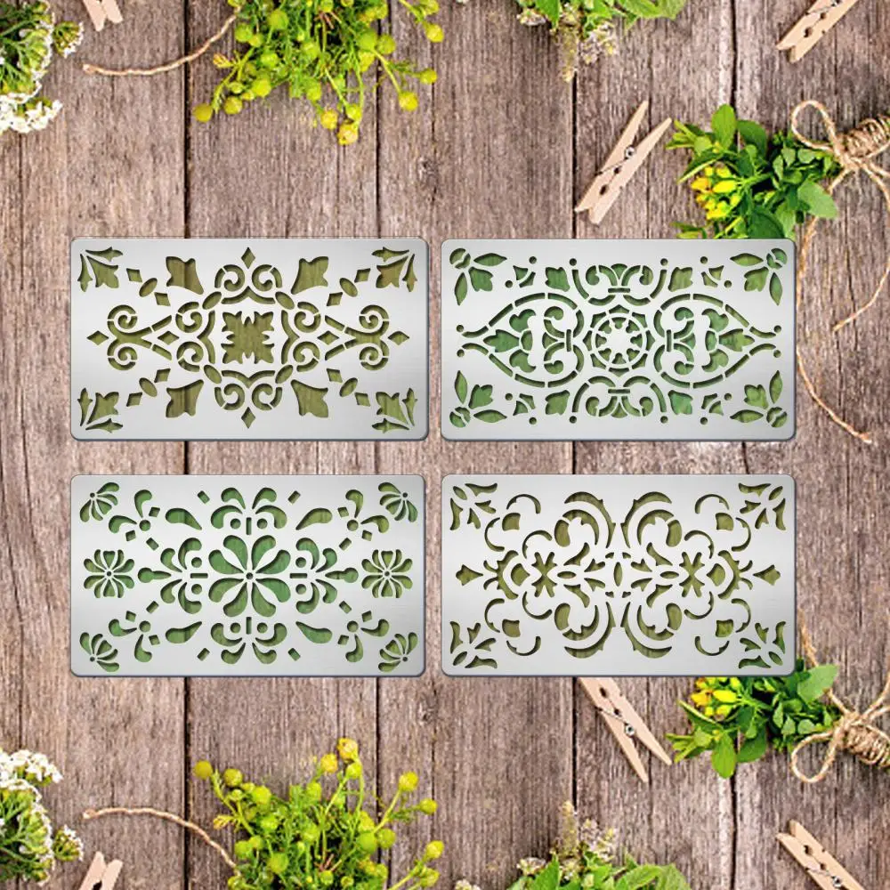 4Pcs Floral Pattern Stainless Steel Cutting Dies Stencils for DIY Scrapbooking Photo Album Decorative Embossing DIY Paper Card
4Pcs Floral Pattern Stainless Steel Cutting Dies Stencils for DIY Scrapbooking Photo Album Decorative Embossing DIY Paper Card