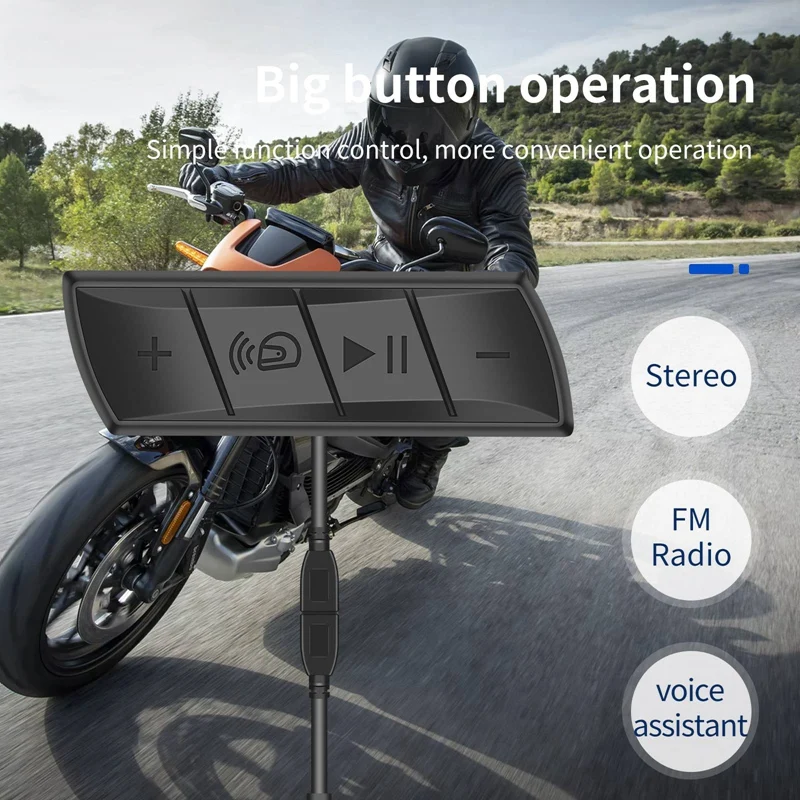 Гарнитура для мотоциклетного шлема, Bluetooth 5,0, беспроводные наушники-Интерком с микрофоном, наушники с шумоподавлением, прочные и простые в использовании
Гарнитура для мотоциклетного шлема, Bluetooth 5,0, беспроводные наушники-Интерком с микрофоном, наушники с шумоподавлением, прочные и простые в использовании