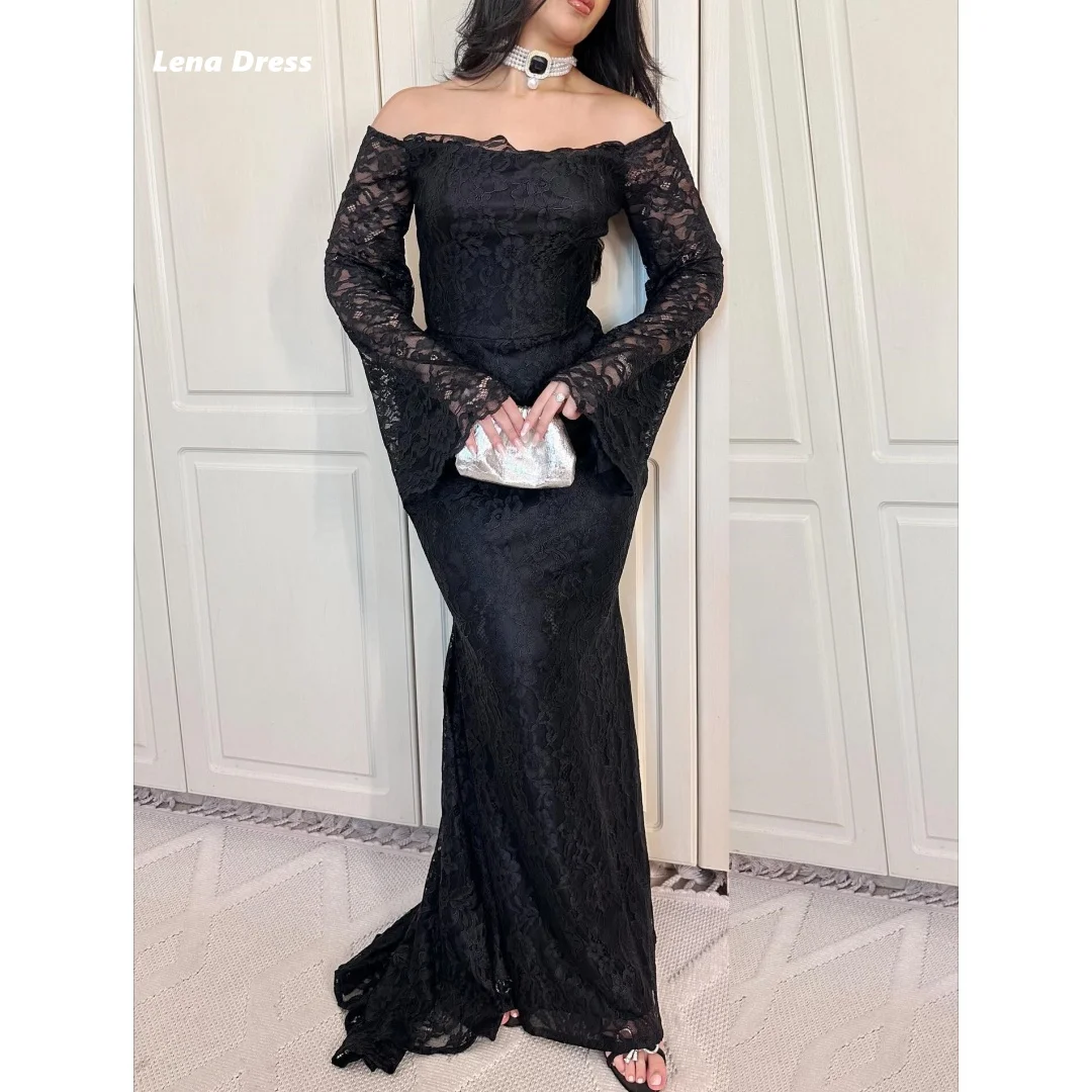 Lena Black Dubai Evening Dresses Luxury Women's Elegant Party Dress Customized Lace Long Sleeves Formal & Evening Gowns Wedding
Lena Black Dubai Evening Dresses Luxury Women's Elegant Party Dress Customized Lace Long Sleeves Formal & Evening Gowns Wedding