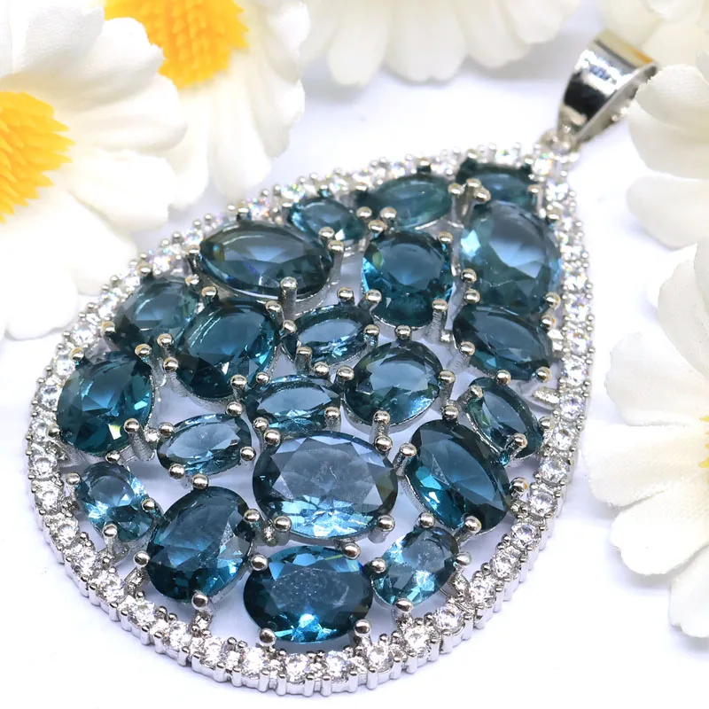 56x34mm Long Big Heavy 11.5g created Pink Tourmaline Green Peridot London Blue Topaz Silver plated Pendant
56x34mm Long Big Heavy 11.5g created Pink Tourmaline Green Peridot London Blue Topaz Silver plated Pendant