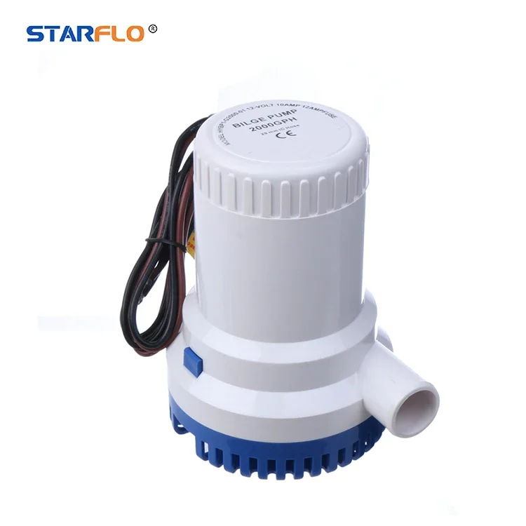 STARFLO 2000GPH 12-вольтовый трюмный мембранный насос Мини-электрический морской погружной водяной насос для лодок
STARFLO 2000GPH 12-вольтовый трюмный мембранный насос Мини-электрический морской погружной водяной насос для лодок