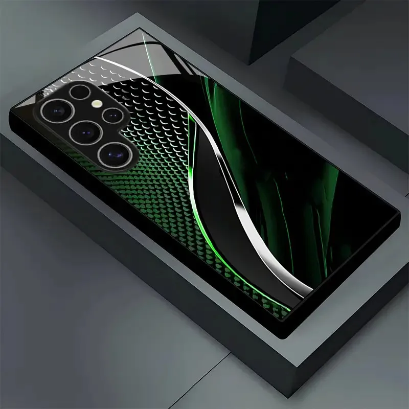 New gradient green business phone case in black, suitable for Samsung Galaxy S26/S25/S24/S23/S22/S21 and other models
New gradient green business phone case in black, suitable for Samsung Galaxy S26/S25/S24/S23/S22/S21 and other models
