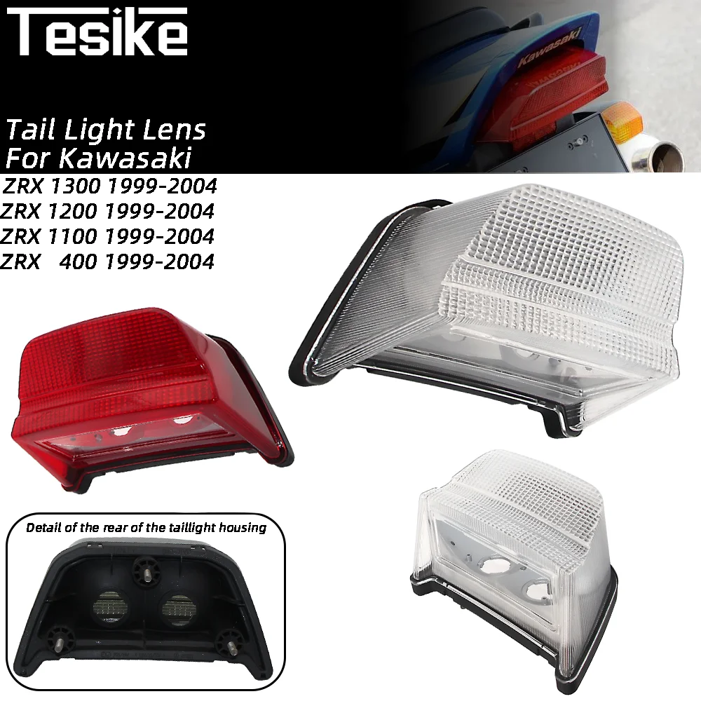 Motorcycle Taillight Lens Rear Flash Tail Light Housing For Kawasaki ZRX1100 ZRX1200 ZRX1300 1999-2004 Brake Light Cover
Motorcycle Taillight Lens Rear Flash Tail Light Housing For Kawasaki ZRX1100 ZRX1200 ZRX1300 1999-2004 Brake Light Cover