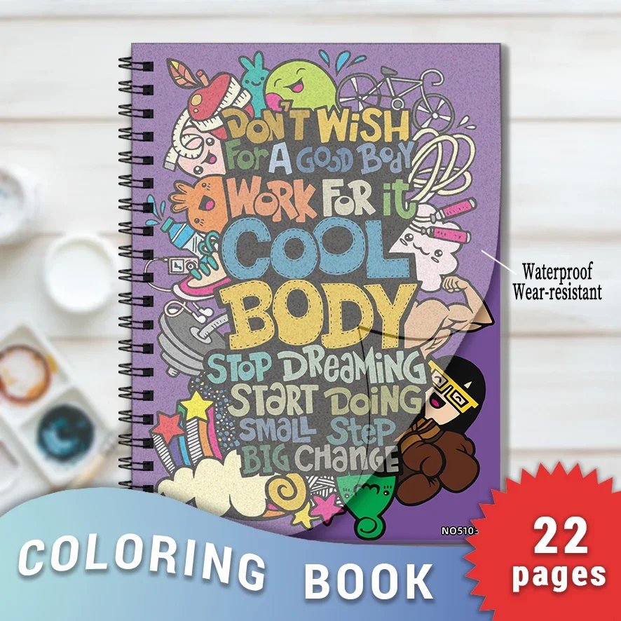 Adult Quotes Coloring Book - 8.3x 11.2 Inch 22 Page Coloring Book - Helps Reduce Stress and Ease Emotions
Adult Quotes Coloring Book - 8.3x 11.2 Inch 22 Page Coloring Book - Helps Reduce Stress and Ease Emotions