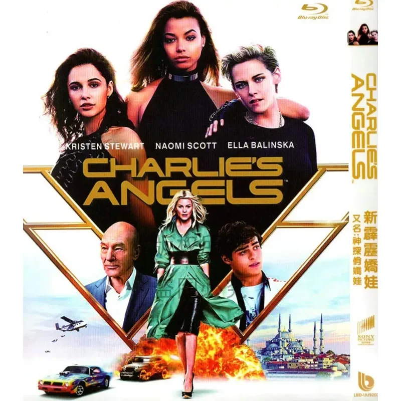 Blu-ray Action-Adventure Movie New Charlie's Angels High Definition Disc 1080P 1BD Disc Non-DVD Disc
Blu-ray Action-Adventure Movie New Charlie's Angels High Definition Disc 1080P 1BD Disc Non-DVD Disc