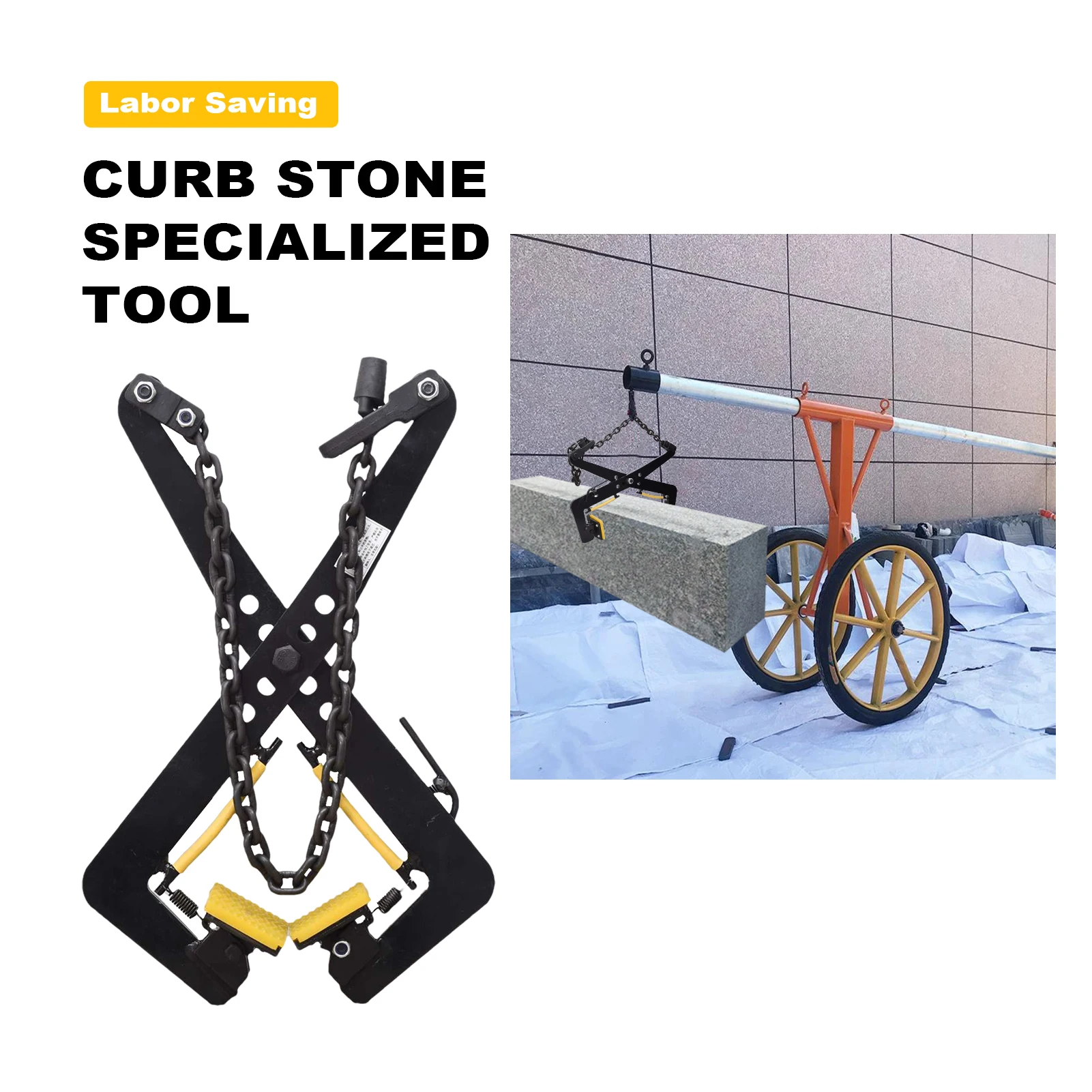 Adjustable Granite Lifting Clamps Heavy Duty, Rubber-lined Stone Carrying Clamp – Panel Lifter for Transporting Slabs, Concrete Block, Plywood
Adjustable Granite Lifting Clamps Heavy Duty, Rubber-lined Stone Carrying Clamp – Panel Lifter for Transporting Slabs, Concrete Block, Plywood