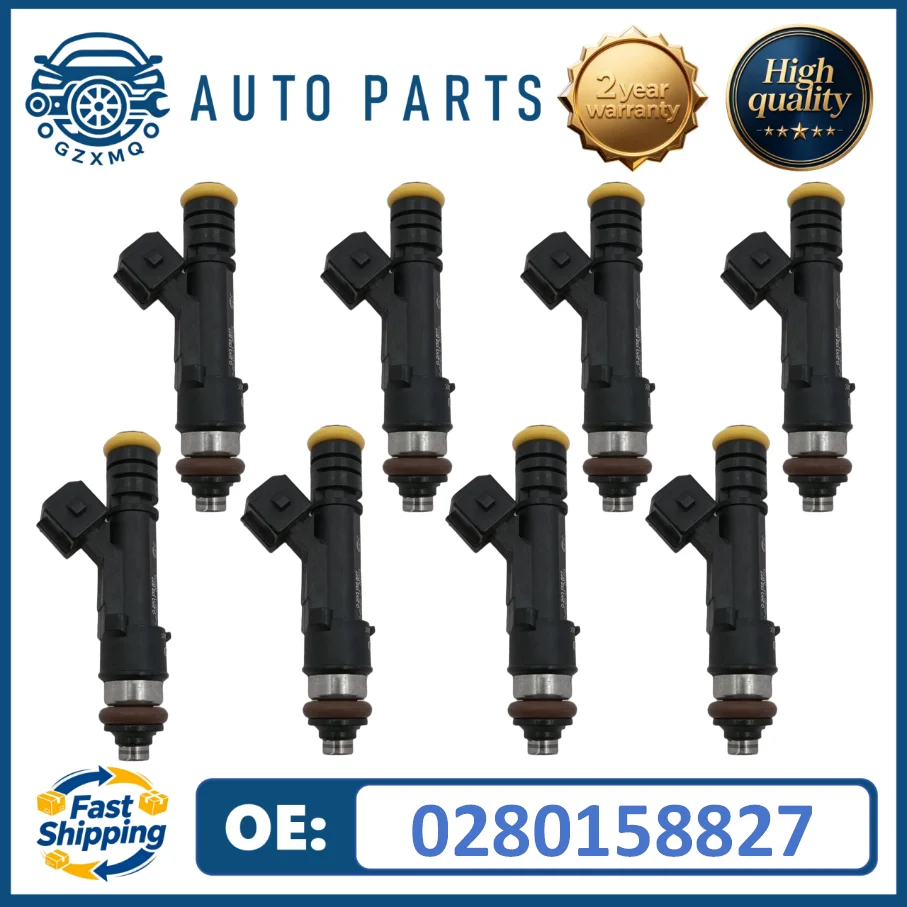 0280158827 High Quality 8pcs Fuel Injectors for EV1 EV14 Connector High Impedance
0280158827 High Quality 8pcs Fuel Injectors for EV1 EV14 Connector High Impedance