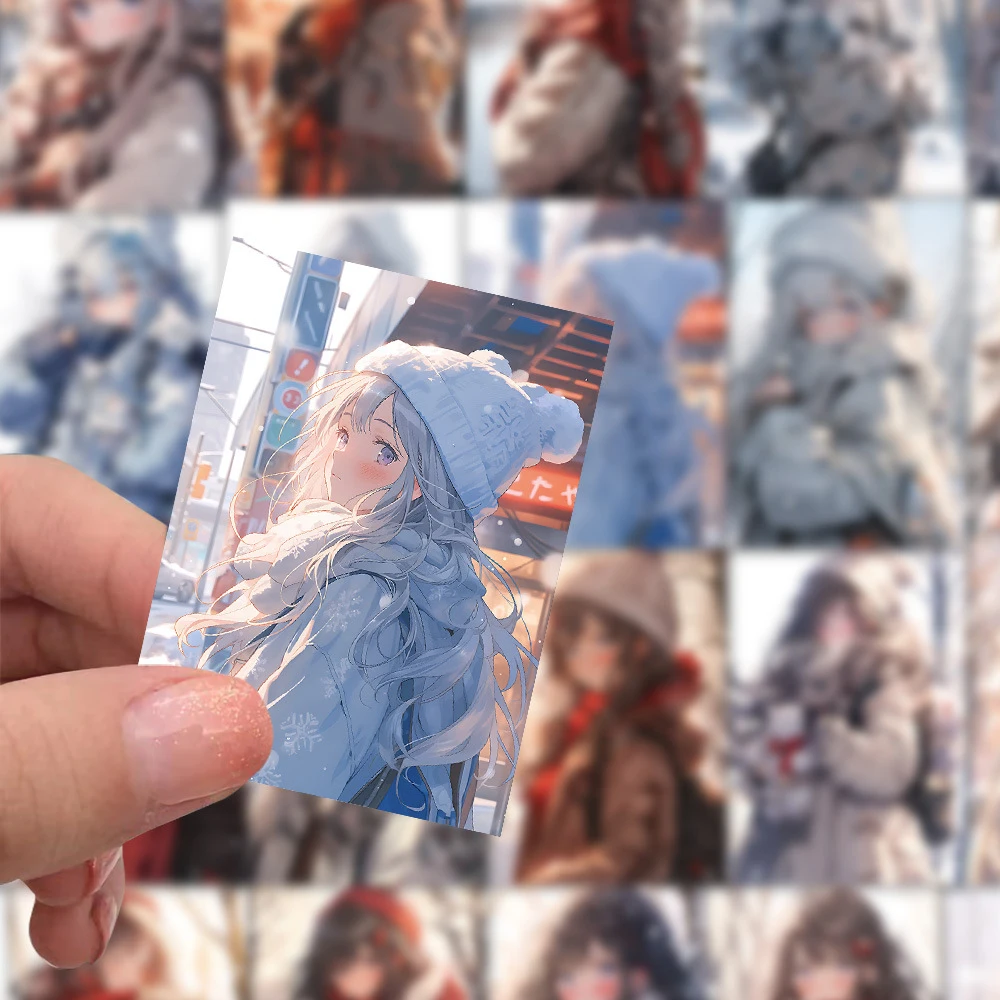 10/30/60pcs Cute Anime Winter Snowfield Girl Stickers Cartoon Aesthetic Decals Luggage Notebook Phone Graffiti Sticker Kids Toy
10/30/60pcs Cute Anime Winter Snowfield Girl Stickers Cartoon Aesthetic Decals Luggage Notebook Phone Graffiti Sticker Kids Toy