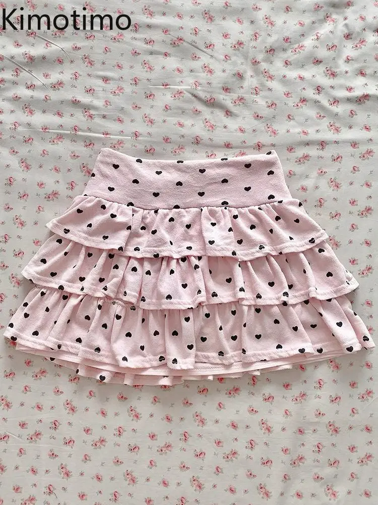 Kimotimo Sweet Heart Print Cake Mini Skirt Women 2026 Summer High Waist Slim Fluffy A-line Princess Skirts Y2k Aesthetic Faldas
Kimotimo Sweet Heart Print Cake Mini Skirt Women 2026 Summer High Waist Slim Fluffy A-line Princess Skirts Y2k Aesthetic Faldas
