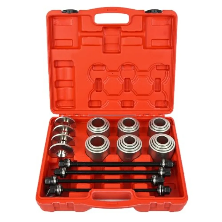 28PCS ProfessionalPress and Pull Sleeve Kit for Removing Bearings Bushes Seals
28PCS ProfessionalPress and Pull Sleeve Kit for Removing Bearings Bushes Seals