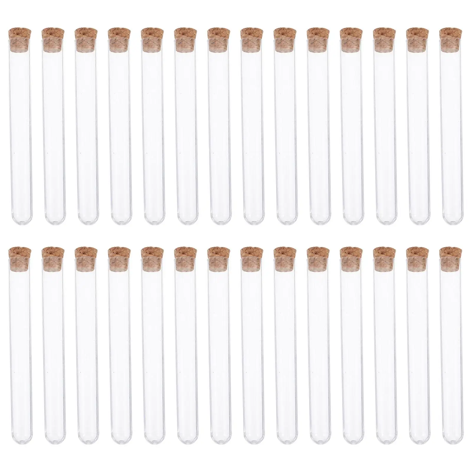 100pcs Plastic Tubes 12x100mm Wood Plastic Tubes Stoppers Portable Chemical Experiments Liquid Storage Test Tube Sets
100pcs Plastic Tubes 12x100mm Wood Plastic Tubes Stoppers Portable Chemical Experiments Liquid Storage Test Tube Sets