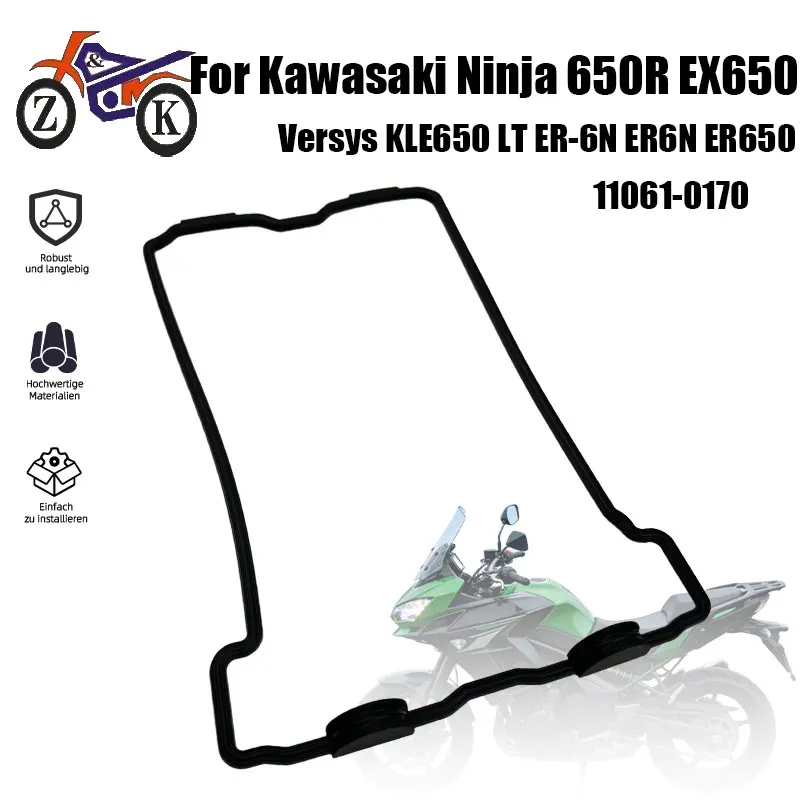 Motorcycle Engine Cylinder Head Cover Gasket For Kawasaki Ninja 650R EX650 Versys KLE650 LT ER6N ER650 Replacement 11061-0170
Motorcycle Engine Cylinder Head Cover Gasket For Kawasaki Ninja 650R EX650 Versys KLE650 LT ER6N ER650 Replacement 11061-0170