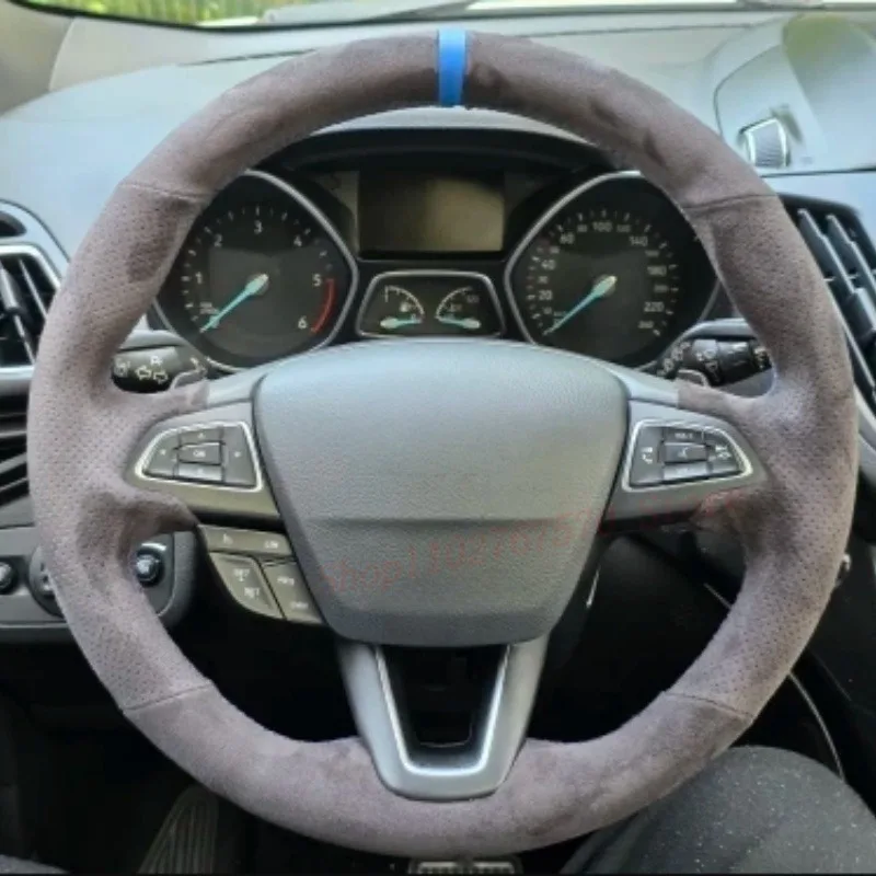 DIY Custom Hand-stitched Suede Steering Wheel Cover For Ford Focus RS ST ST-Line 2015-2018 Kuga Ecosport ST-Line Car Accessories
DIY Custom Hand-stitched Suede Steering Wheel Cover For Ford Focus RS ST ST-Line 2015-2018 Kuga Ecosport ST-Line Car Accessories