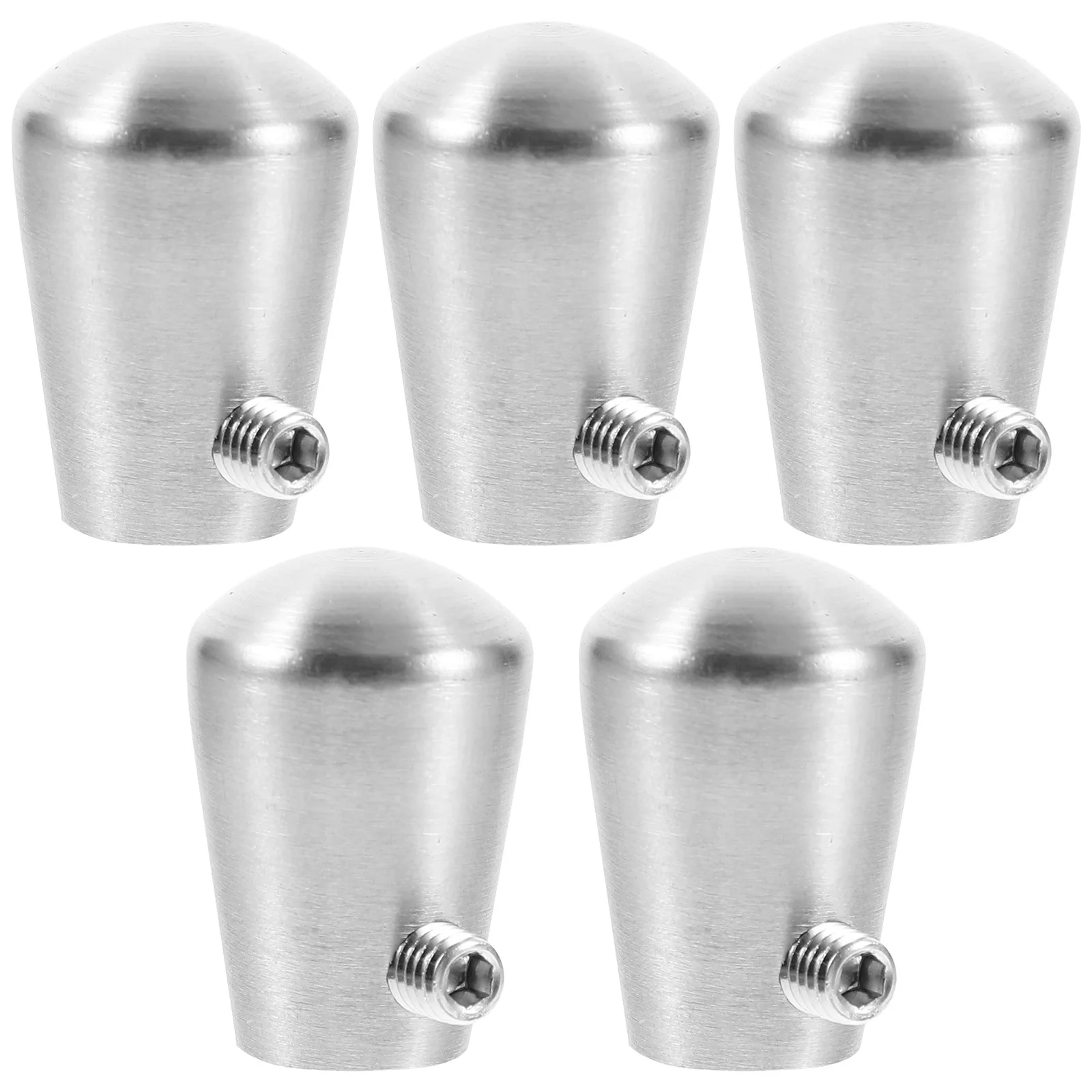 5Pcs Stainless Handrail End Caps Durable Metal End Covers Handrail Accessories Tube Protectors Furniture Legs Glide
5Pcs Stainless Handrail End Caps Durable Metal End Covers Handrail Accessories Tube Protectors Furniture Legs Glide