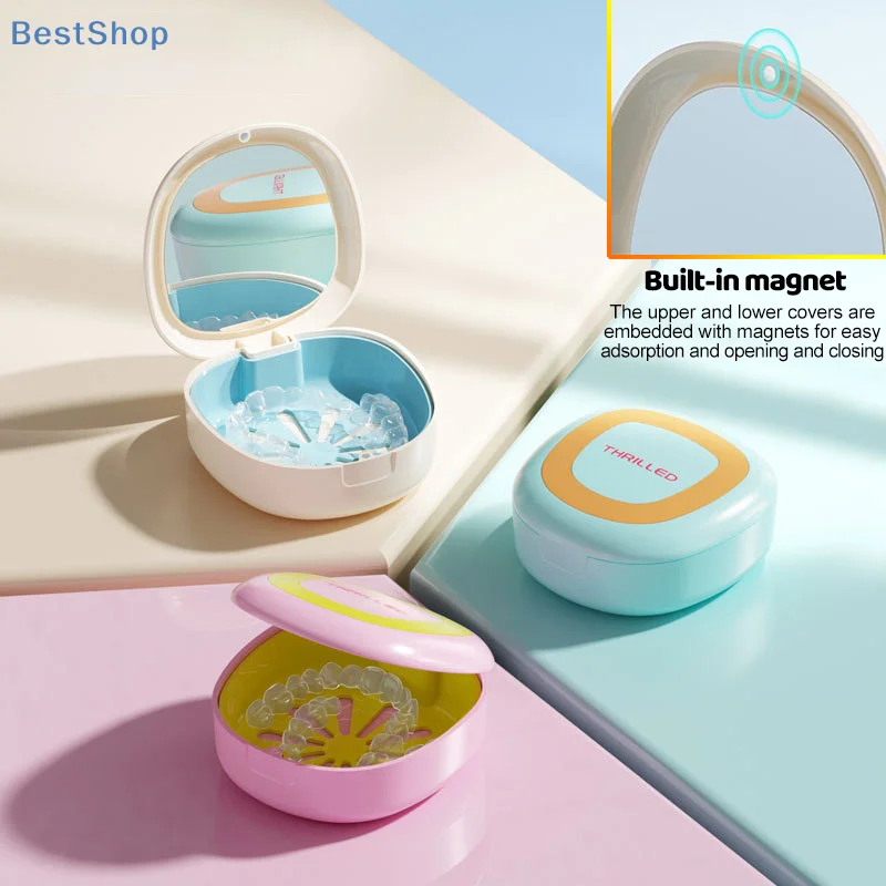 ♥ Магнитный фиксатор — портативный ортодонтический ящик для хранения каппа с зеркалом, органайзер для дорожных протезов
♥ Магнитный фиксатор — портативный ортодонтический ящик для хранения каппа с зеркалом, органайзер для дорожных протезов