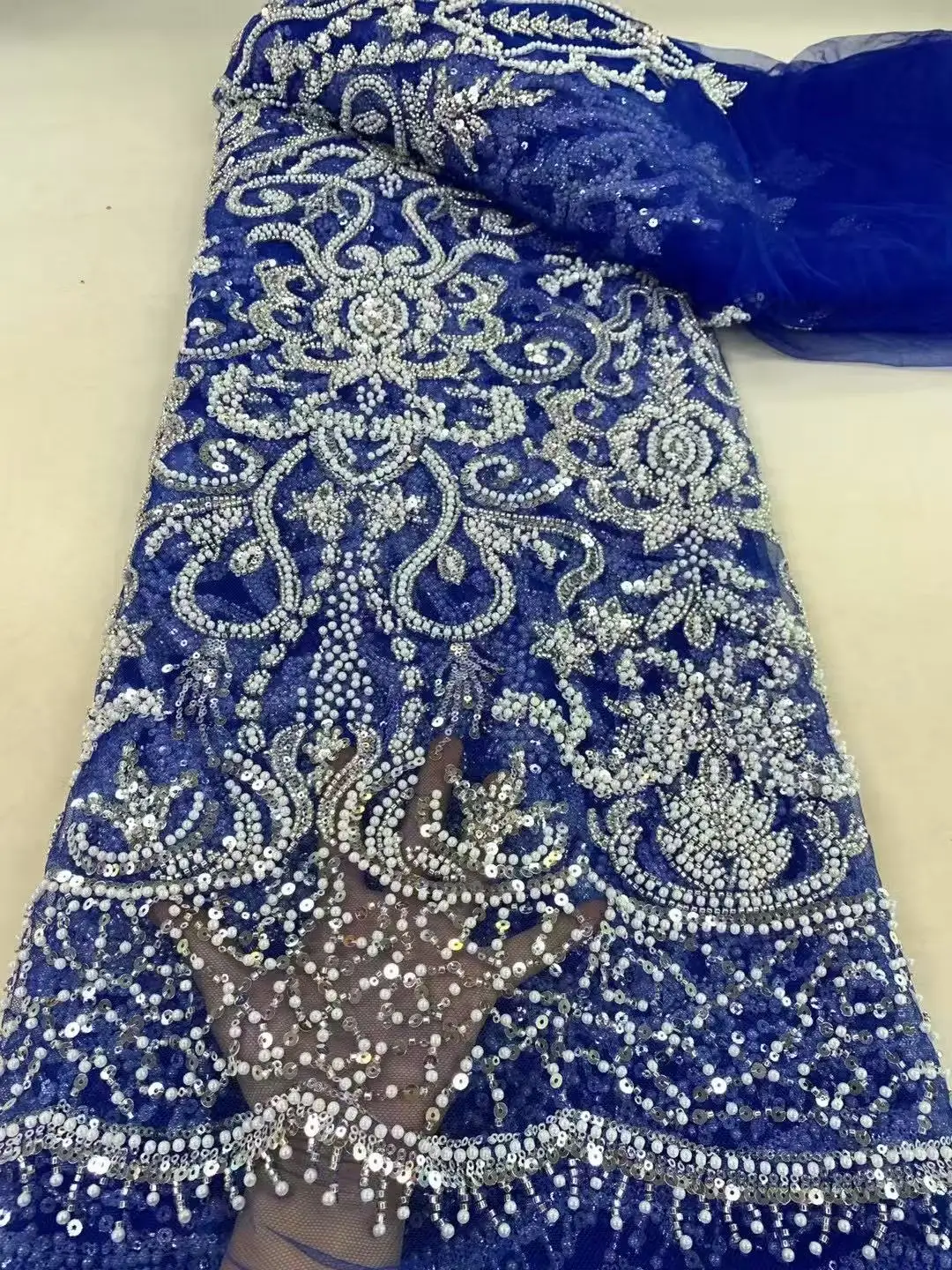 Green African Lace Fabric 2025 Sequins Beaded Embroidery Groom Nigerian Bridal High Quality French Tulle Lace Fabric For Wedding
Green African Lace Fabric 2025 Sequins Beaded Embroidery Groom Nigerian Bridal High Quality French Tulle Lace Fabric For Wedding
