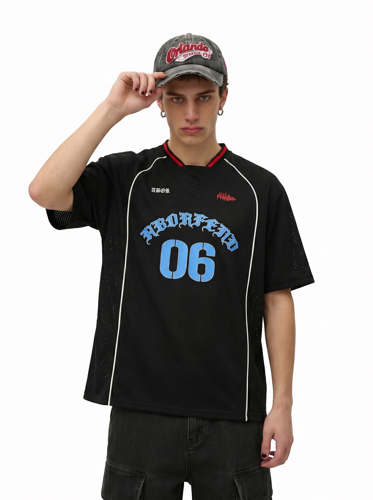 BETEBULE American Retro Print Deconstructed Mesh Short Sleeve Men's T-shirt Summer High Street Trend Sports Loose Top
BETEBULE American Retro Print Deconstructed Mesh Short Sleeve Men's T-shirt Summer High Street Trend Sports Loose Top
