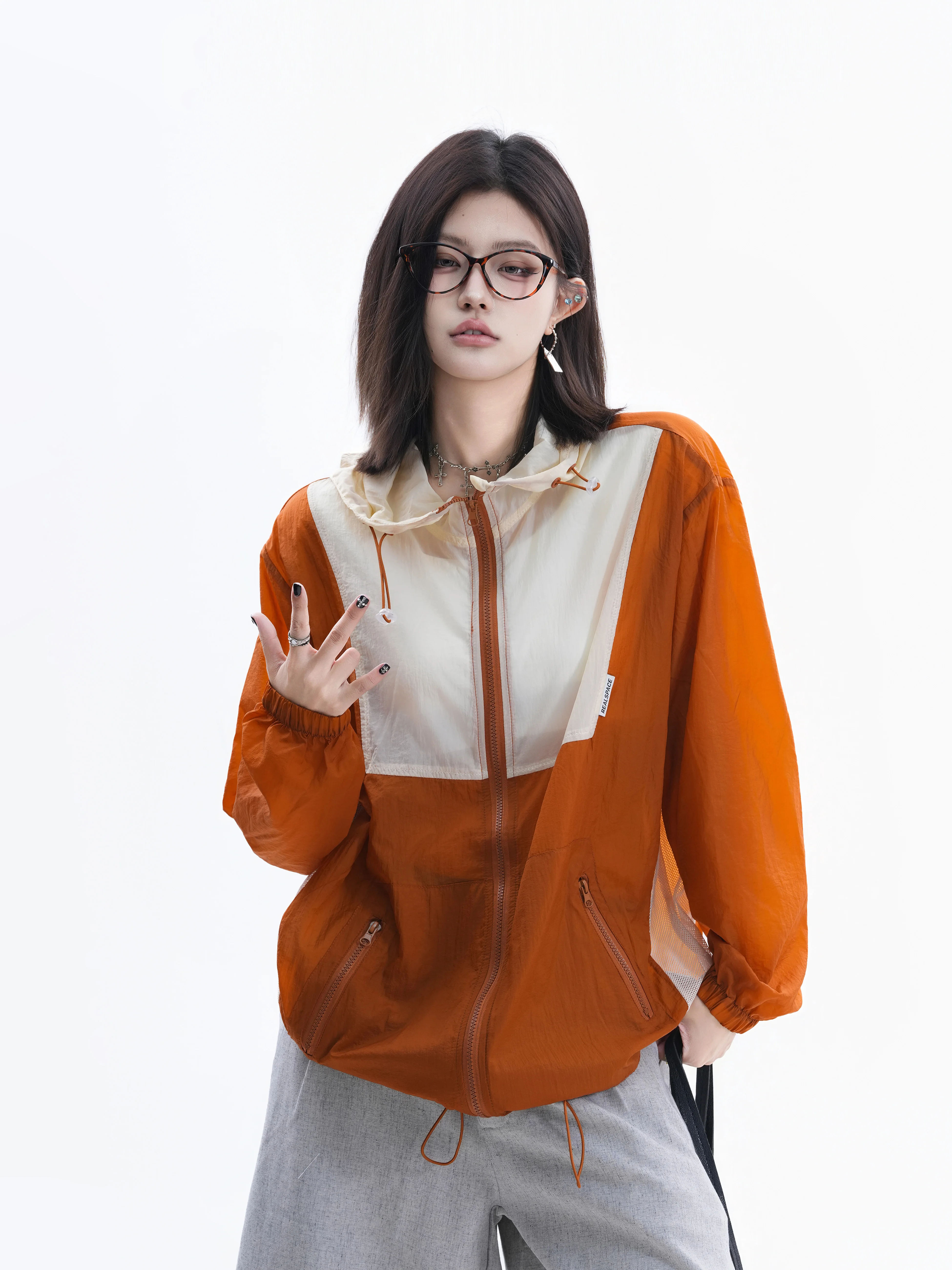 American Style Ice Silk Sun Protection Clothing Women's Loose Drawstring Waist Outdoor Fashionable Open Cardigan
American Style Ice Silk Sun Protection Clothing Women's Loose Drawstring Waist Outdoor Fashionable Open Cardigan