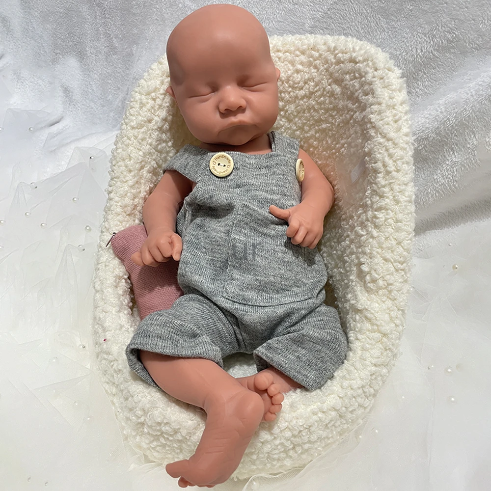 44cm Washable Levi Solid Unpainted Silicone Reborn Baby Boy Soft Touch Feeling Handmade Lifelike Newborn Dolls for Collector
44cm Washable Levi Solid Unpainted Silicone Reborn Baby Boy Soft Touch Feeling Handmade Lifelike Newborn Dolls for Collector