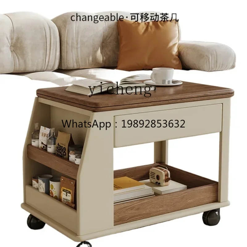 Portable Coffee Table Multi-Functional Trolley Retro Small Apartment Sofa Side Table Solid Wood
Portable Coffee Table Multi-Functional Trolley Retro Small Apartment Sofa Side Table Solid Wood