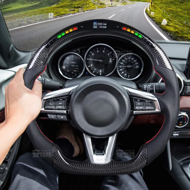 For Mazda 3 Axela Carbon Fiber LED Smart Multi-Function Sport Steering Wheel (Custom Modified Part)
For Mazda 3 Axela Carbon Fiber LED Smart Multi-Function Sport Steering Wheel (Custom Modified Part)